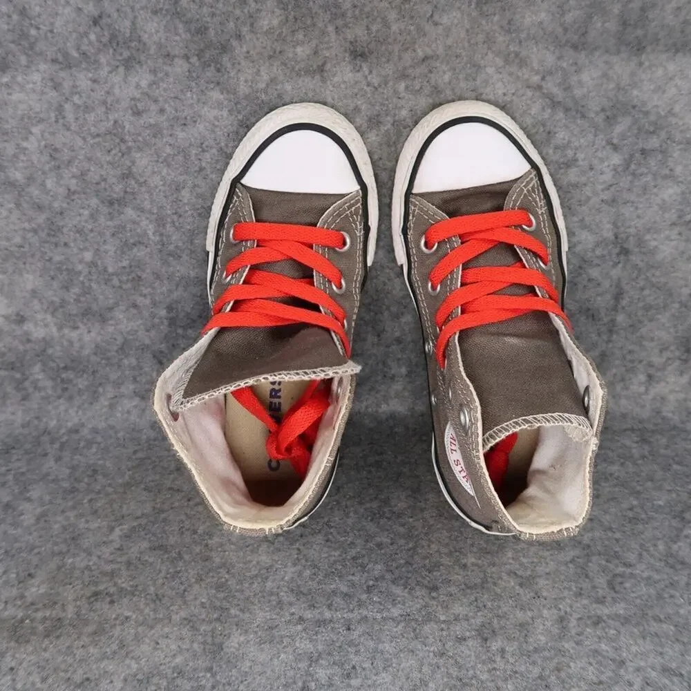 Converse Shoes Kids 11 Sneakers Chuck Taylor Hi Top All Star Classic Canvas Grey